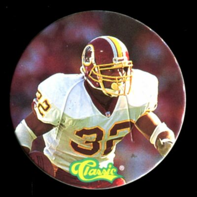 1993 Classic NFL Football Pogs TONX #39 RICKY ERVINS WASHINGTON REDSKINS