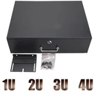 Server Cabinet Case Drawer 19" Rack Mount Lockable Deep with Key 1U 2U 3U 4U