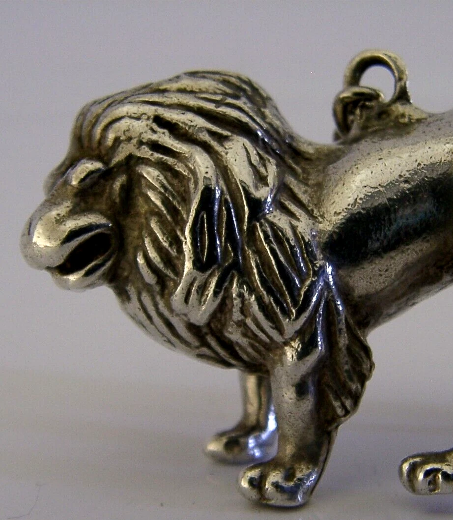 Lion Sterling Silver Post - 1940 Antique Silver for sale | eBay