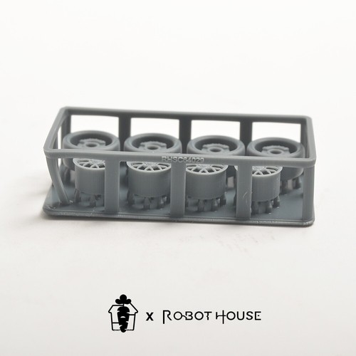 RHSC640029 1/64 JUEGO DE LLANTAS Y FRENO Modelo Miniatura Coche Tuning Scene - Imagen 3 de 3