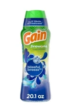 Gain Fireworks In-Wash Scent Booster, Blissful Breeze, 20.1 Oz.