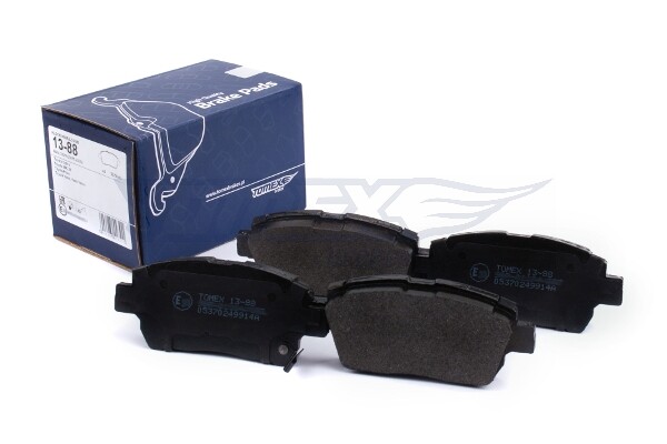 Tomex Brakes BremsbeläGe Bremsbelegsatz Vorne Passend FüR Toyota Yaris-image
