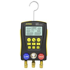 Refrigeration Digital Manifold Gauge Meter Hvac Vacuum Pressure Temperature Test