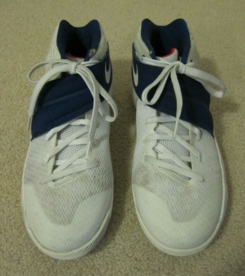 kyrie shoes red and white