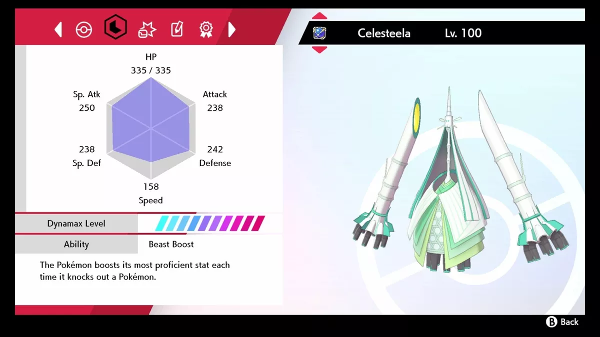 Pokemon Sword and Shield- ✨Ultra Shiny✨ 6IV Celesteela FAST D Ultra Beast