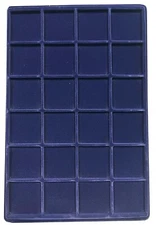 Lighthouse Coin Trays 47mm Slots Capsule Display Morgan Peace Silver Oz In Blue