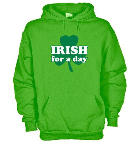 Felpa KN21 Irish Irish St Patrick Day ironic T-shirt trifoglio Felpa  cappuccio | eBay