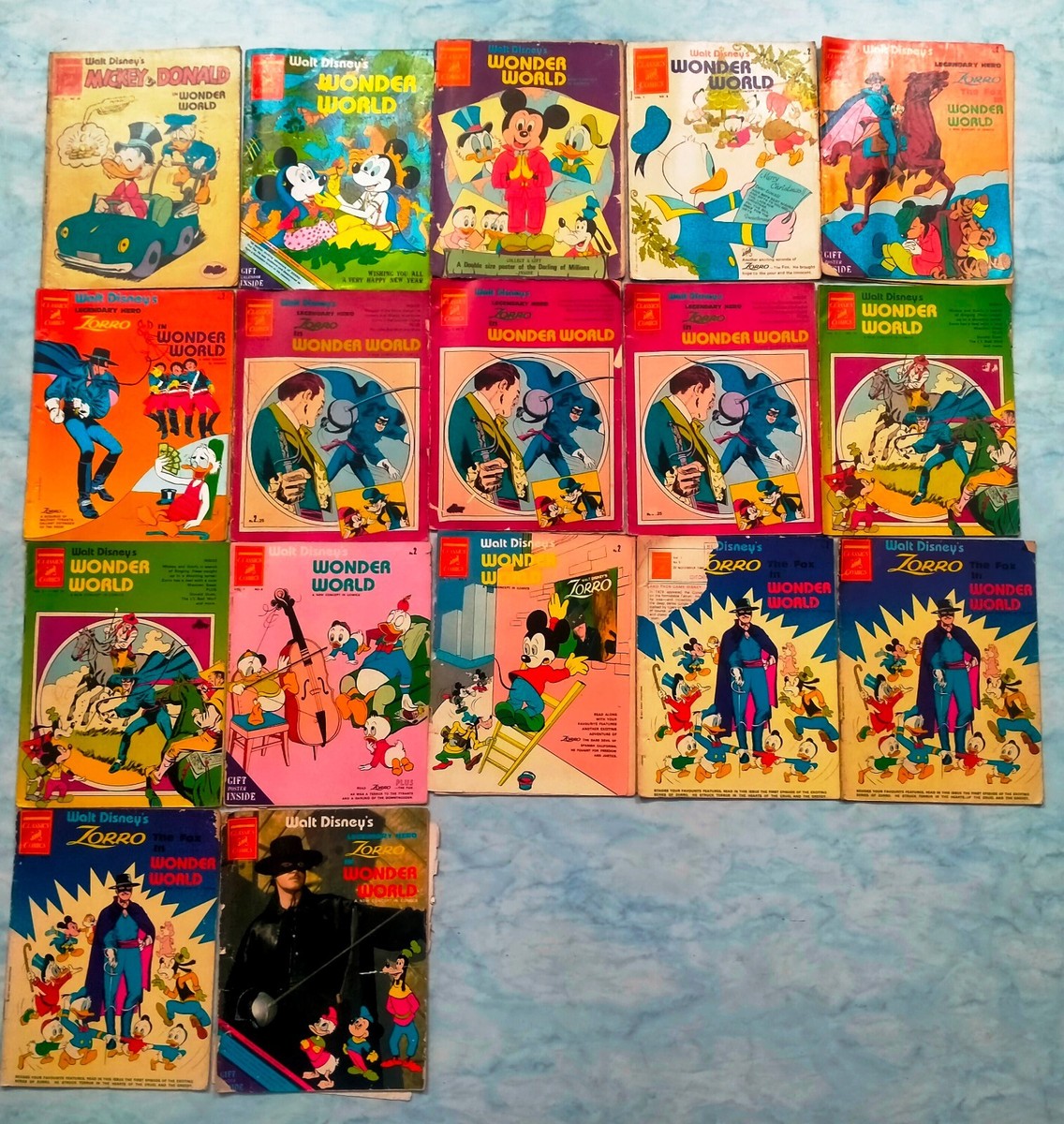 Walt Disney Wonder World Zorro Chandamama Classic English Rare