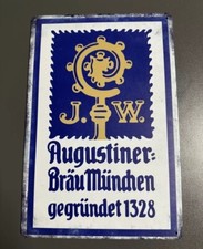 Blechschild Augustiner Bräu Bar Werkstatt Kn...