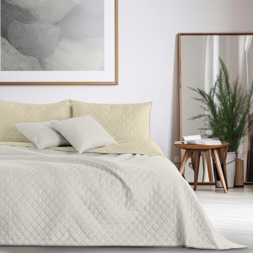 Tagesdecke Bettüberwurf Allzweckdecke Wohndecke Wendedesign Steppung 562 - Bild 7 von 25