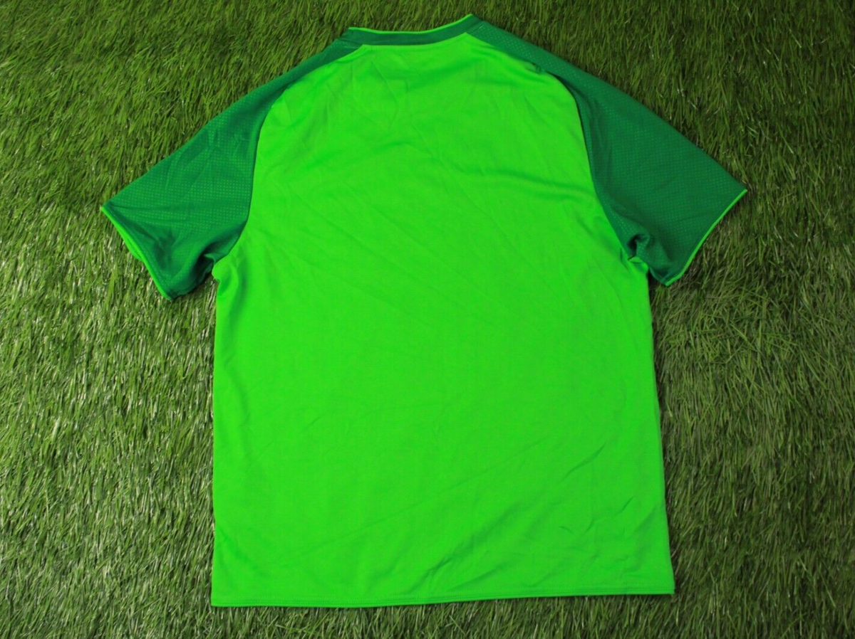 Maillot Jako St. Gallen Domicile 2017/18 - Vert, Taille L, Avec Autographes