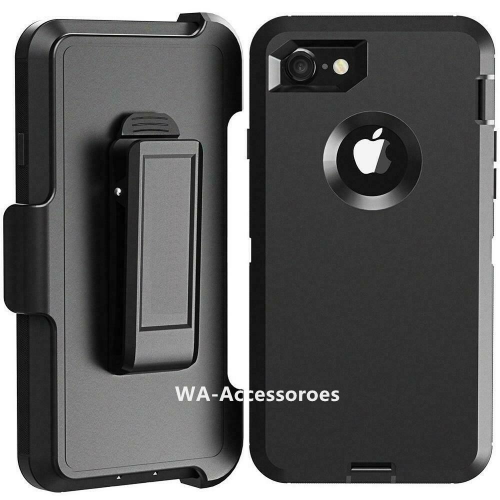 Rugged Defender Case for iPhone Plus 13 14 15 16 Pro Belt clip
