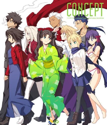 Doujinshi TYPE-MOON "CONCEPT" Fate/stay night Full Color Art Book 133P Japan - Picture 1 of 11