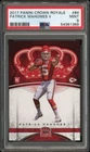 2017 Panini Crown Royale #84 Patrick Mahomes RC Rookie PSA 9 Mint Kansas City