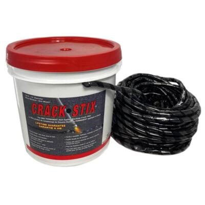Blacktop Crack Filler 10 lb. 125 ft. Medium Black Permanent Fills Cracks Joints