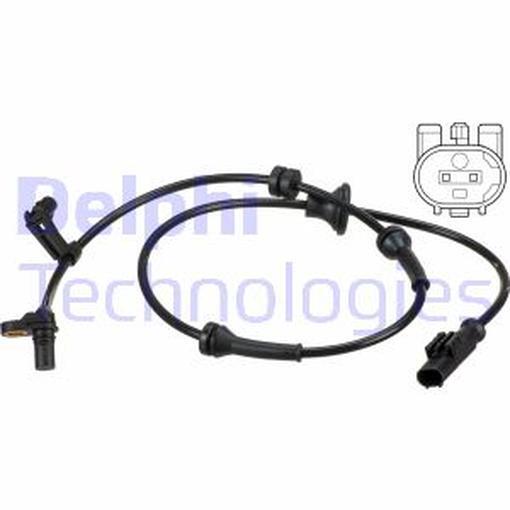 Delphi Sensor DrehzahlfüHler Hinten Passend FüR Toyota Aygo WNB1_ KGB1_-image