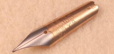 Beautiful #5 Alloy Nib, (not gold), Two-Tone, 29mm in Length, New Old Stock