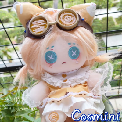 Identity V Tracy Reznik Mechanic 20cm Plush Doll Dress up Stuffed