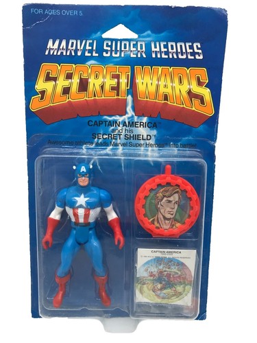 Captain America Secret Wars Super Heroes Mattel 1984 Vintage