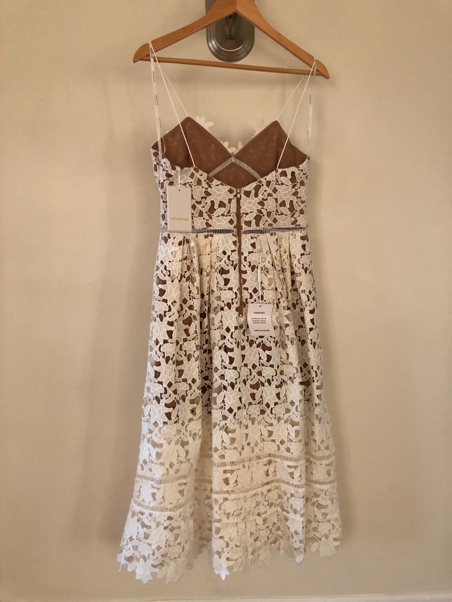 Self-Portrait Azaelea Dress NWT White Size