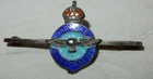 WW2 ERA RAF ROYAL AIR FORCE SWEETHEART SILVER MILITARY PIN BADGE WORLD WAR II