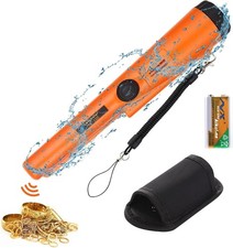 Metal Detector Pinpointer,Fully Submersible Waterproof IP68 Handheld orange