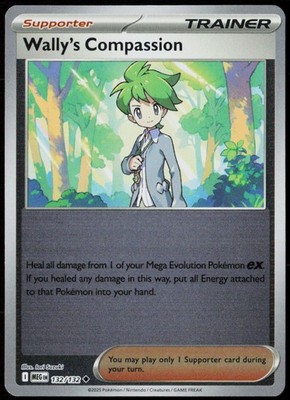 Wally's Compassion 132/132 Reverse Holo MEG NM/M