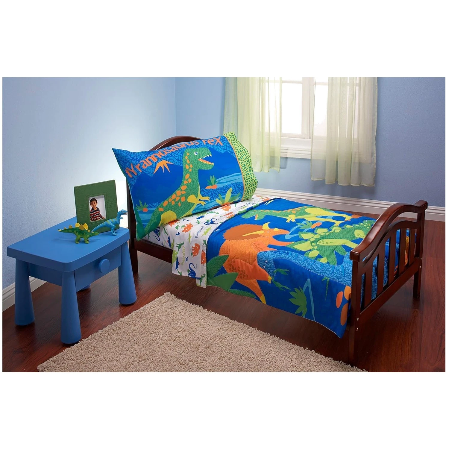Dinosaur Toddler Bedding Set, 4 Piece