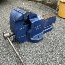 RECORD No25 QUICK RELEASE LARGE ENGINEERS MECHANICS BENCH VICE GARAGE WORKSHOP.