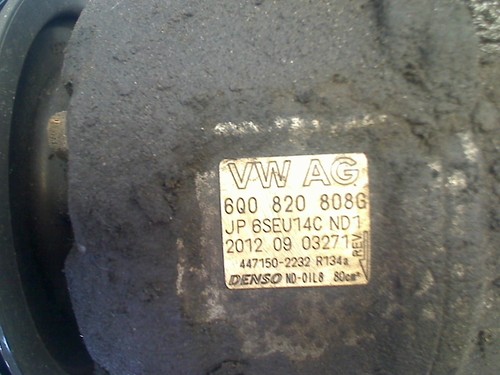 KLIMA PUMPE Volkswagen Polo V (6R) Hatchback 1.2 12V (CGPB) 2013 6Q0820808G