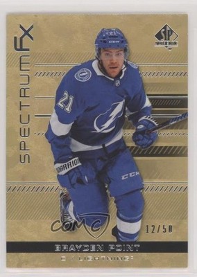 2019 SP Authentic Spectrum FX Veterans Bounty Gold 12/50 Brayden Point #S-36 dk8