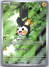 Emolga Holo Illustration Rare SV: Black Bolt 112/086 NM on eBay