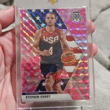 Panini 2019-20 Mosaic Stephen Curry USA Basketball Prizm #260