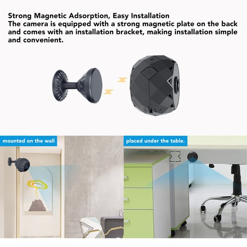 Security Camera Wireless With Magnetic Mount 1080p Night Vis-ion Motion Dete NEW - Afbeelding 5 van 12