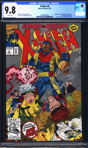 X-MEN #8 CGC 9.8 WP Jim Lee 1st BELLA DONNA NonCirculated COPPER Age MARVEL 1991