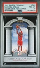 1997 SKYBOX PREMIUM COMPETITIVE ADVANTAGE #CA3 MICHAEL JORDAN PSA 8
