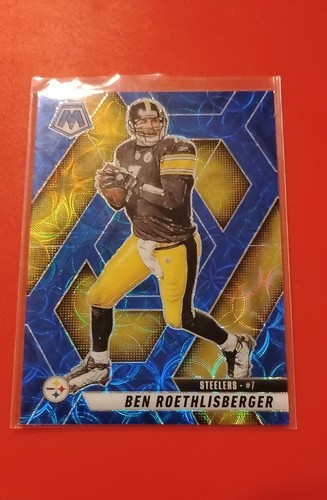2025 Panini Mosaic - Ben Roethlisberger #9 Blue Scope Prizm