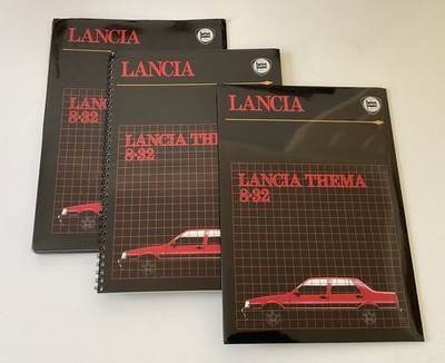 Lancia Thema 8.32 1986 Italienische Markteinführung Pressemappe