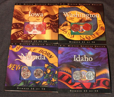 State Quarters Coins of America U.S. Minted Quarter Dollar Lot #43, 42, 39, 36