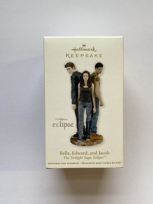 New Hallmark Twilight Eclipse Bella, Edward & Jacob Keepsake Ornament