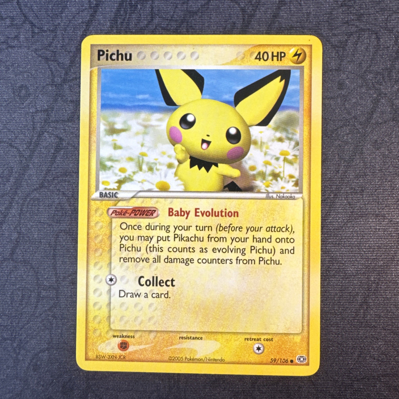 Pichu 59/106 Emerald Regular Pokemon