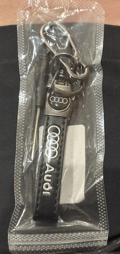 AUDI Llavero de Cuero Negro Llavero de Metal con Destornillador - Imagen 2 de 5