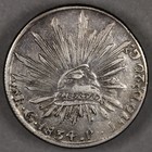 1834 Go PJ Mexico Silver 8 Reales