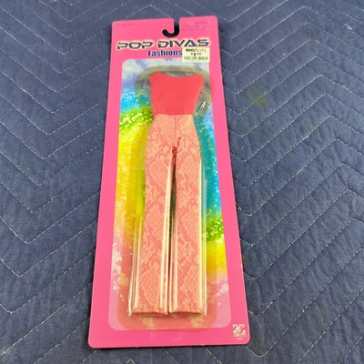 2002 Pop Divas Fashions Pink Pant Top set Play Along 33800 New In Box