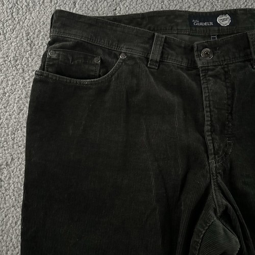 Atelier Gardeur Mens Jeans Green Size 40x32 Nevio 8 Corduroy Cotton Blend - Picture 3 of 21