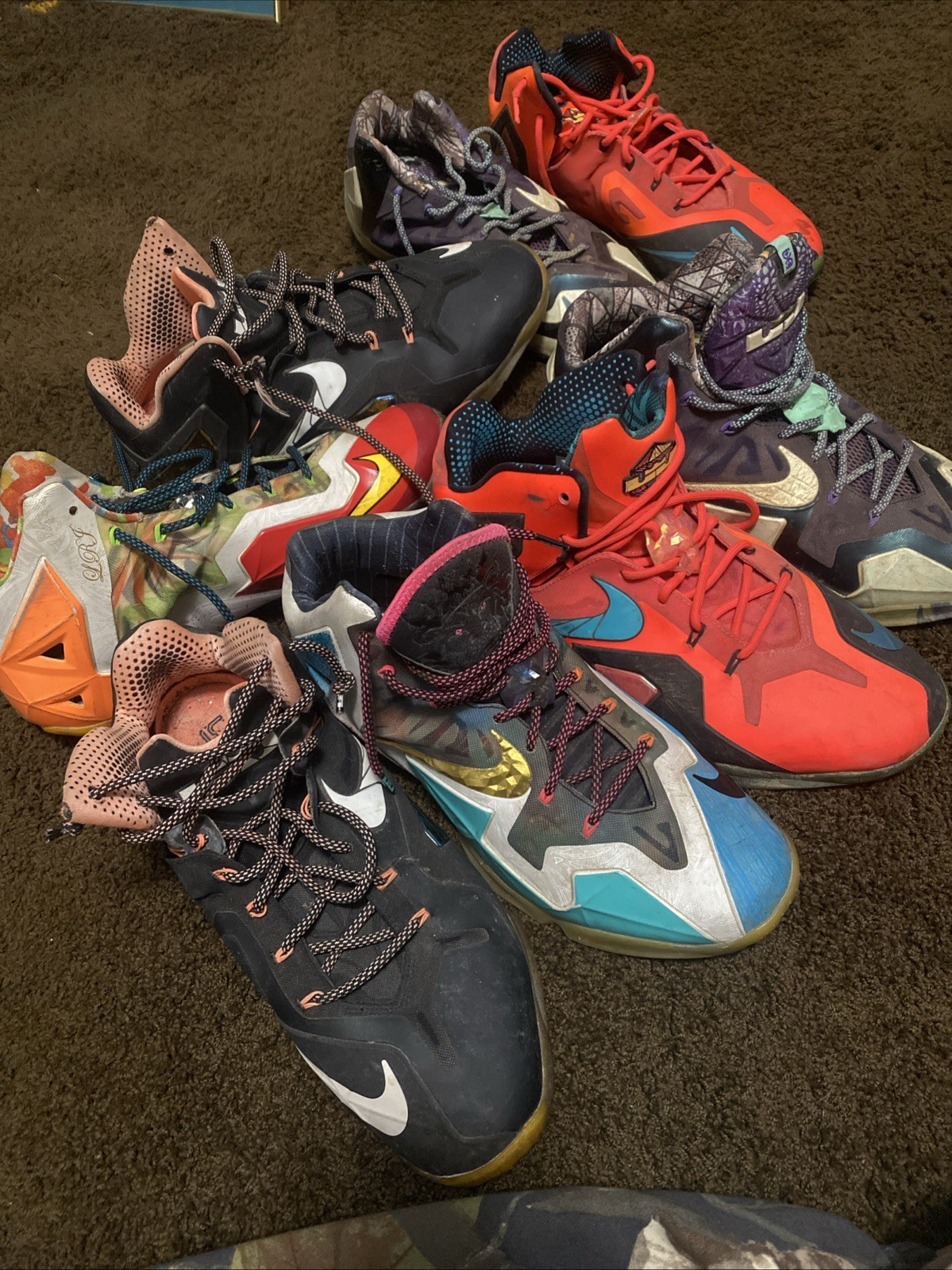 Size 14 USED Lebron 11s Nike Elite. Easily cleanable.