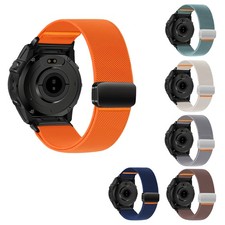 20/22/26MM Compatible With Garmin Watch Magnetic Buckle Nylon Sports Watch Band