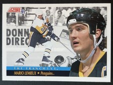 1991-92 Score American - The Franchise Mario Lemieux #335