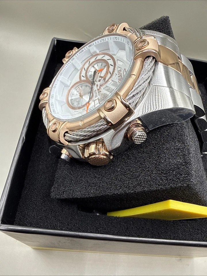 Reloj Invicta 48869 Bolt Ace Hombre 52 MM Acero Inoxidable Oro Rosa Foto 4 de 4