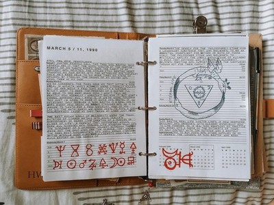 Supernatural DIY  Journal Pages John Winchester Journal SPN Diary